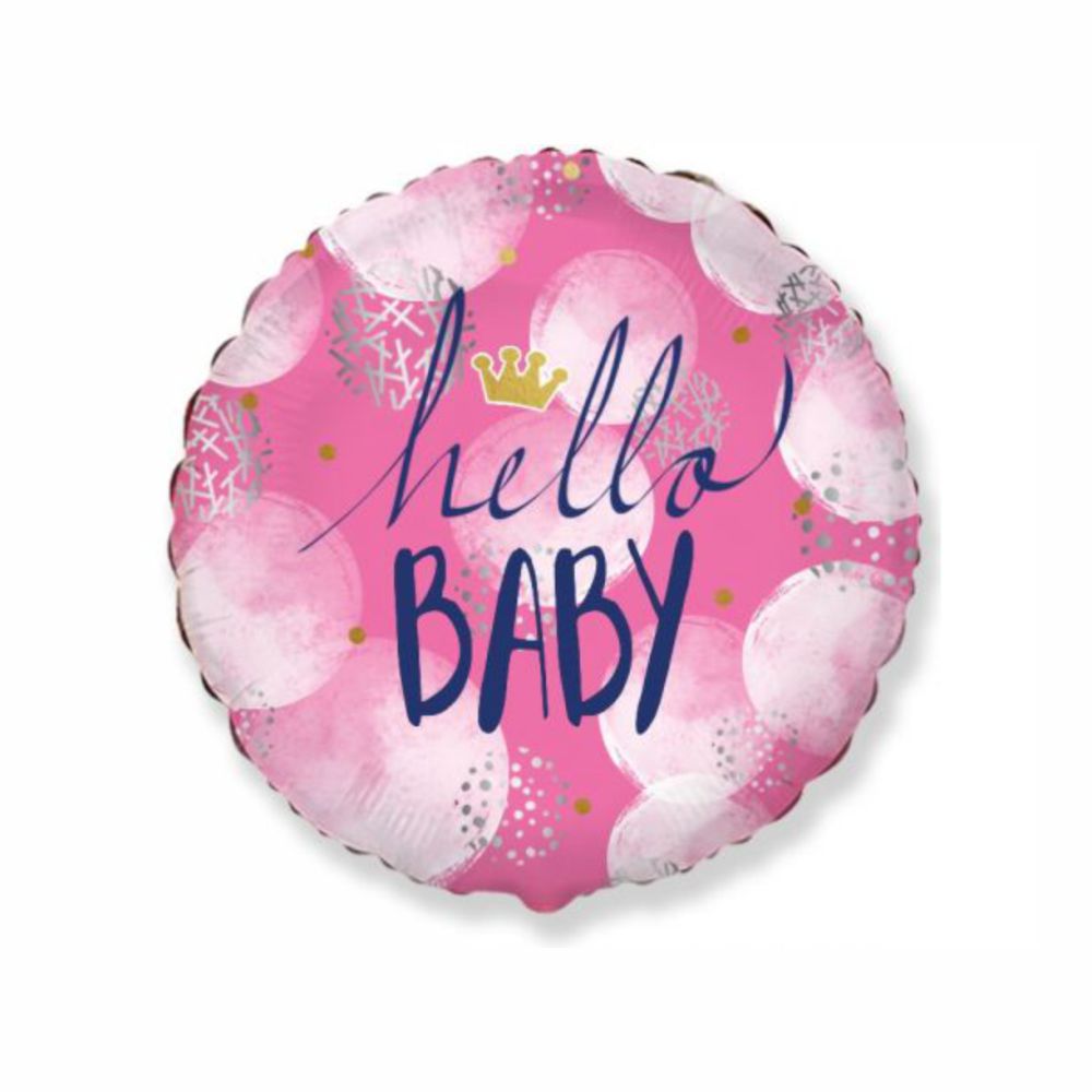 Μπαλόνι Γέννησης Hello Baby Girl