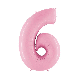 Μπαλόνι Ροζ Νούμερο 6