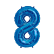Mπαλόνι Μπλε Νούμερο 8