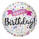 Μπαλόνι Γενεθλίων Happy Birthday με Σχέδια