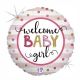 Μπαλόνι Γέννησης Welcome Baby Girl