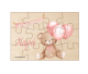 Puzzle Αρκουδάκι με Μπαλόνια Κορίτσι