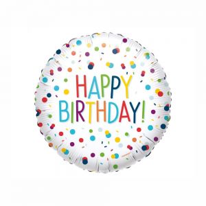 Μπαλόνι Γενεθλίων Happy Birthday  17'' (43cm)